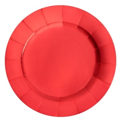 Pratos Marcadores Vermelhos