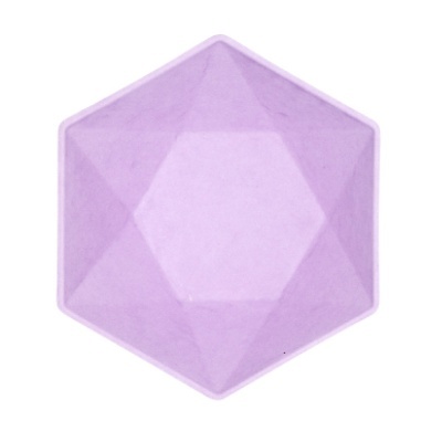 Taças Eco Hexagonais Lilás
