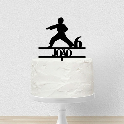 Topo Bolo Judo Menino Nome e Idade