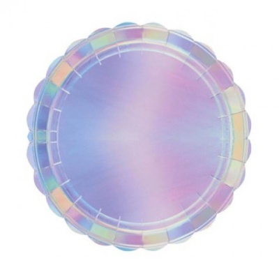 Pratos Iridiscentes Ondas Grandes