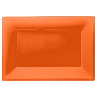 Travessas Laranja Plástico