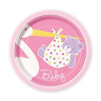 Pratos Bebé Rosa Pequenos
