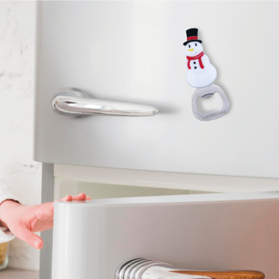 Abre Caricas Boneco de Neve Natal