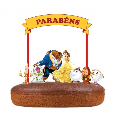 Topo Bolo Bela e o Monstro