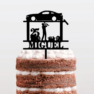 Topo Bolo Carros Mecanico