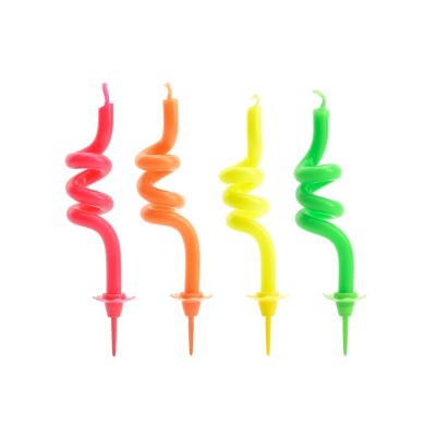 Velas Espiral Coloridas