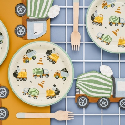 Guardanapos Carrinho Construção