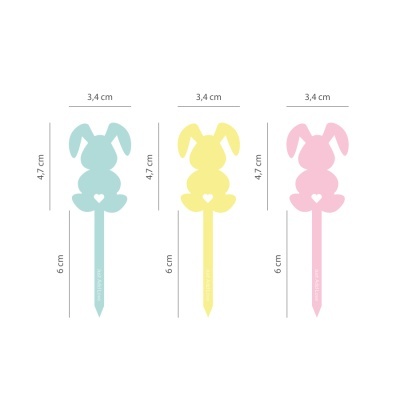 Toppers Páscoa Coelho