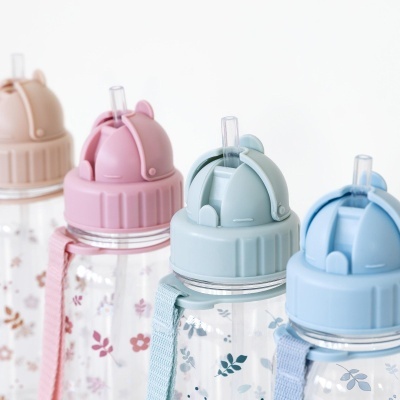 Garrafa Água Folhinhas Nude