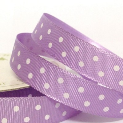 Fita Lilás Cetim Bolas 10mm