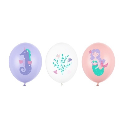 Conj. 6 Balões Sereia