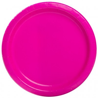 Pratos Rosa Neon Grandes