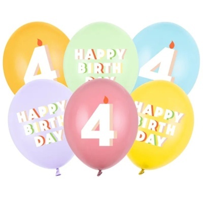 Balões Happy Birthday 4 - conj.6
