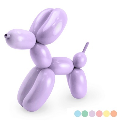 Balões de Modelagem Cores Pastel