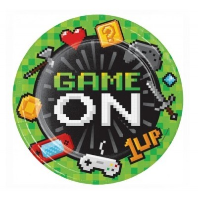 Pratos Gaming Verde Grandes