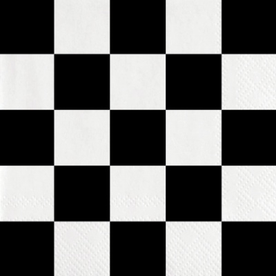 Guardanapos Corridas Xadrez