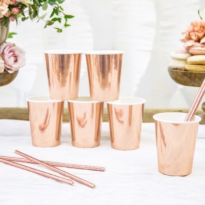Copos Rose Gold Lisos