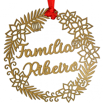 Grinalda de Porta Personalizada