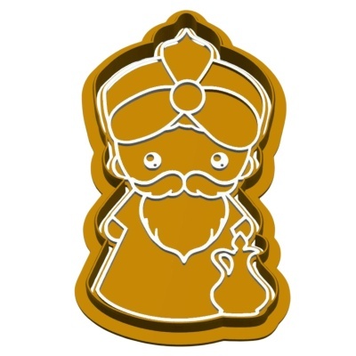 Cortador c/ Carimbo Rei Mago Baltazar