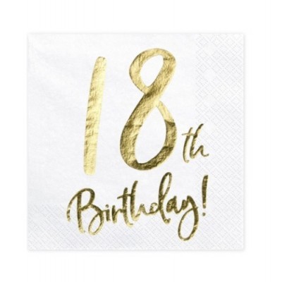 Guardanapos 18th Birthday