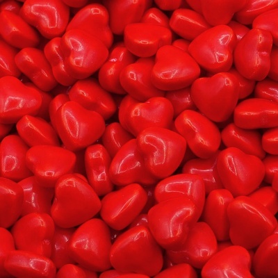 Confetis Corações Vermelhos