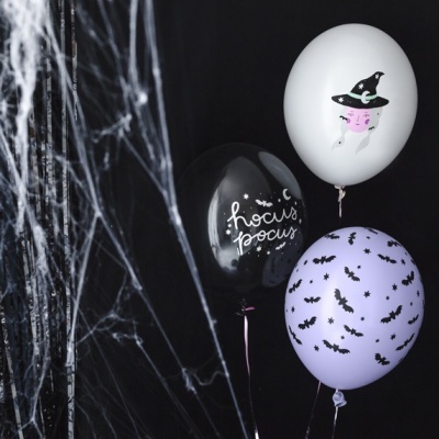 Conj. 4 Balões Halloween Bruxa