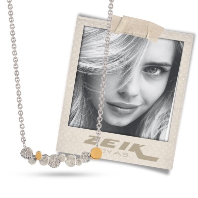 Colar Ouro e Prata Zeik Joyas