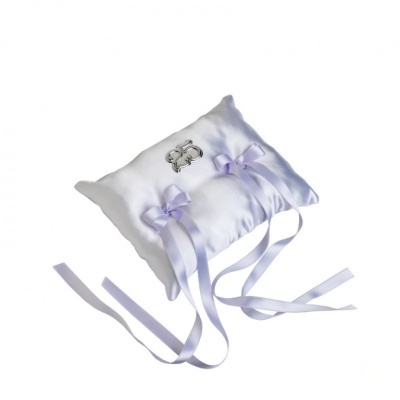 Almofada Alianças Bodas de Prata