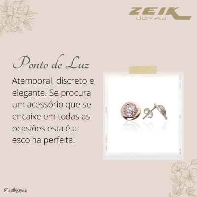 Brincos Prata e ouro Zeik Joyas