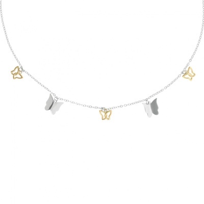 COLAR ONE BUTTERFLY BICOLOR OJBN02SG