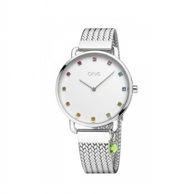 RELOGIO ONE PARTY TIME PRATEADO OL9342BS21L