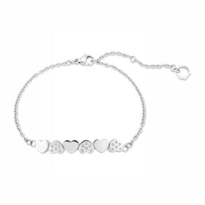 PULSEIRA ONE JEWELS PASHION SILVER  OJPSB01