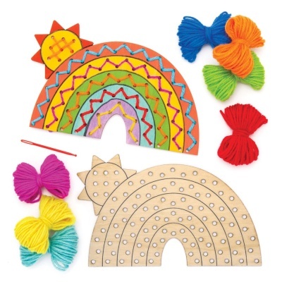 Rainbow Wooden - Pack de 4