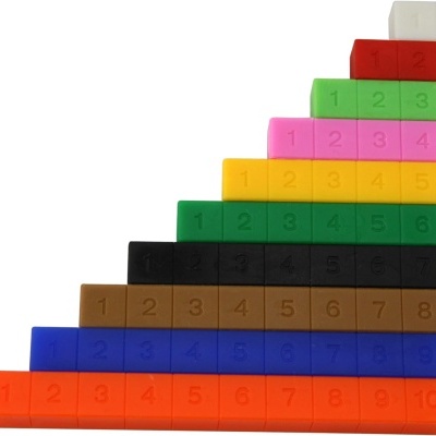 Cuisenaire numerado - 450 peças