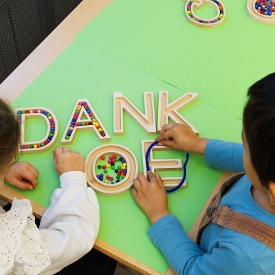 Letras Sensoriais de Madeira - Maiúsculas