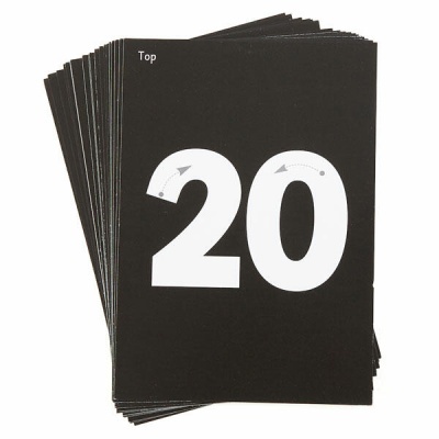 Cartões de Pré-Escrita para Mini Quadros Luminosos