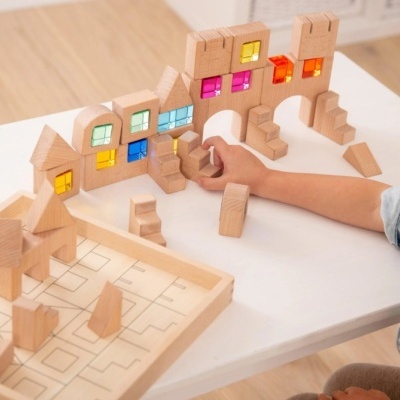 Blocos de construção com gemas Blocos de construção com gemas