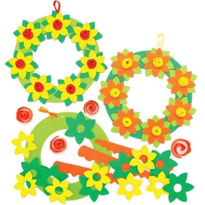 Kits de coroa de flores - Pack de 3