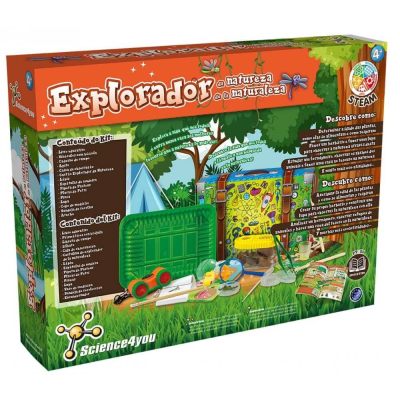 Caixa de kit educativo 