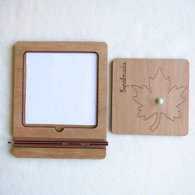 Inserções/ Stencils com formato de folhas