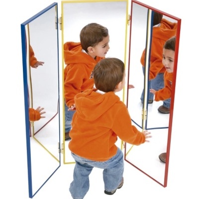 Espelho Triplo Dobrável