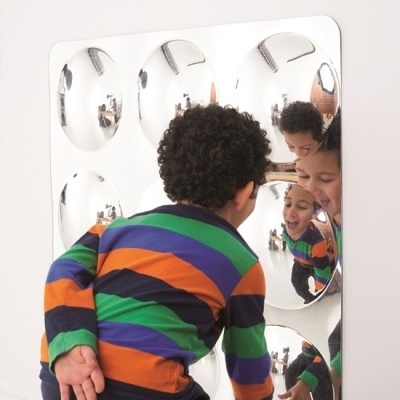 Painel de Espelho Convexo Gigante - nove cúpulas