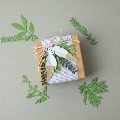 Thinlits Die Set 9PK Hidden Leaves