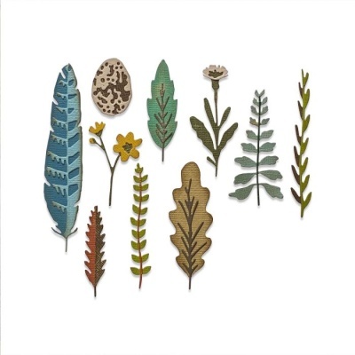 Thinlits die set Funky nature