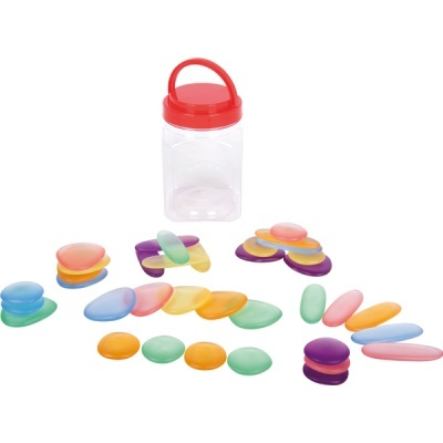 Seixos transparentes