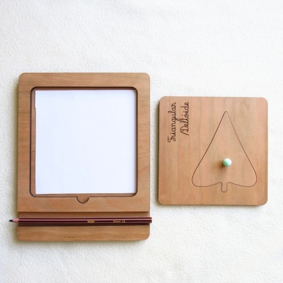 Inserções/ Stencils com formato de folhas