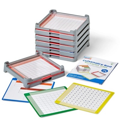 Bandejas de Trabalho para Barras de Cuisenaire - Conjunto de 6