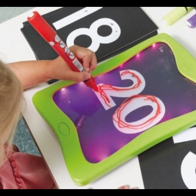 Mini Cartões de Inserir Iluminados para Quadro