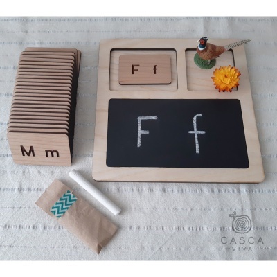 Pack - Aprender as letras com tabuleiro  multifunções