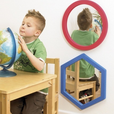 Espelho Redondo de Parede Softie